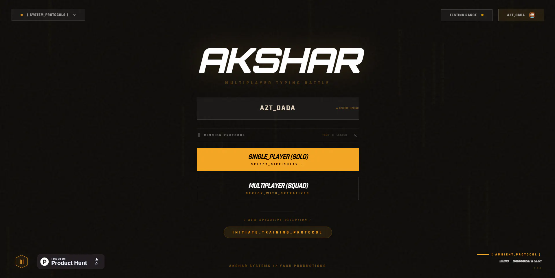 AKSHAR のプロダクトバナー