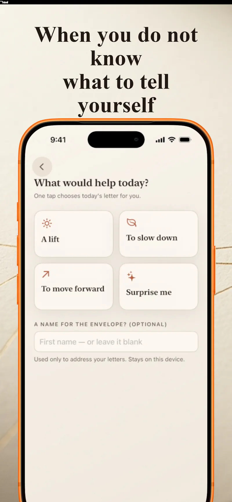 Dear You: Daily Letters screenshot 4