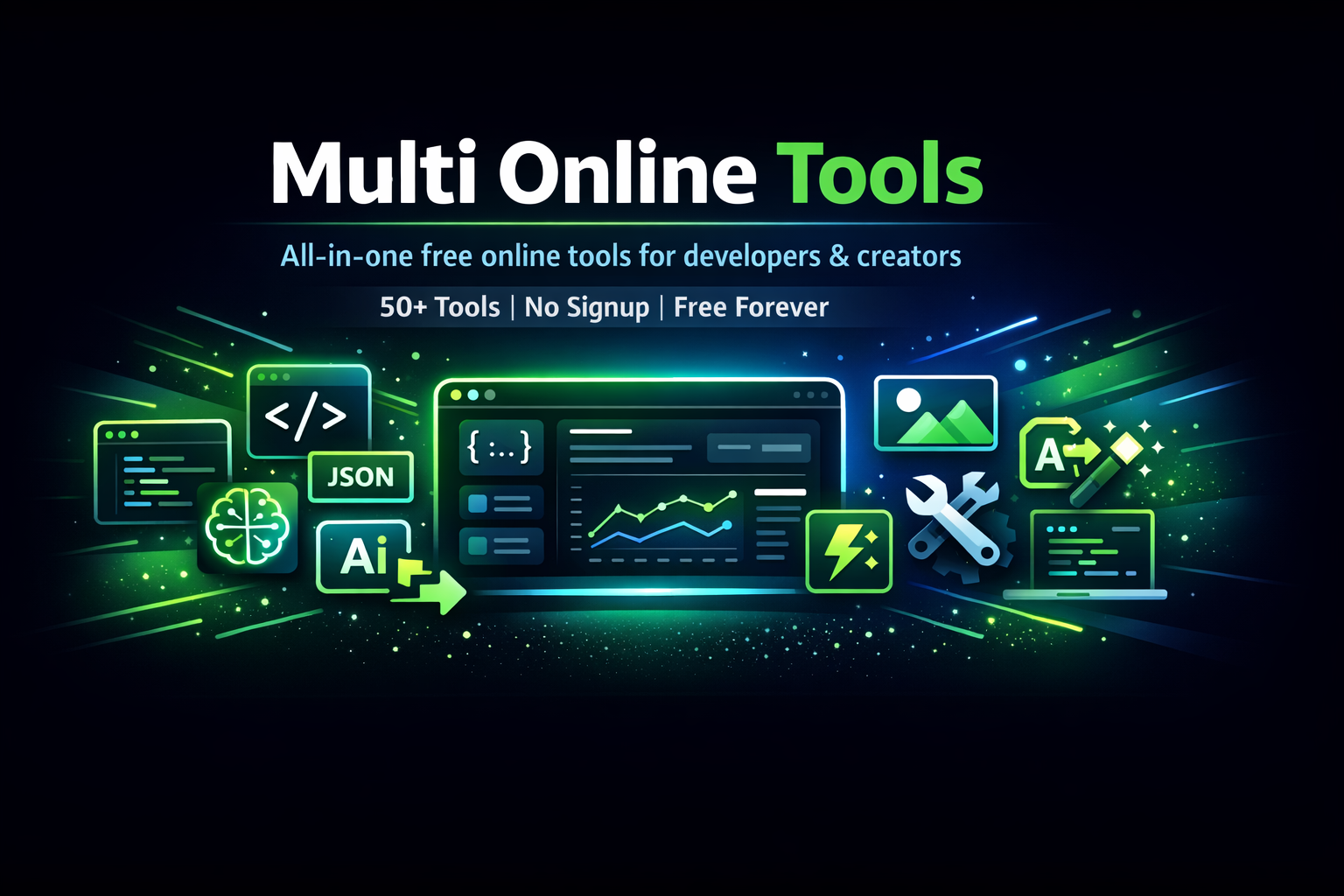 MultiTools - Product Hunt launch logo and brand identity