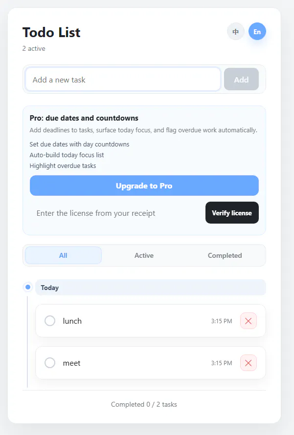 My Todo App Pro gallery image