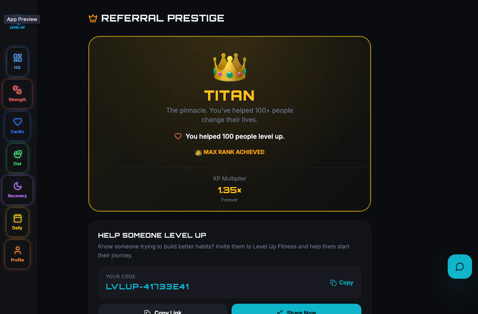 Level Up Fitness AI screenshot 8