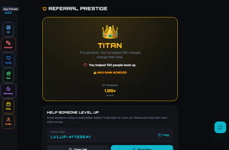 Level Up Fitness AI screenshot 8