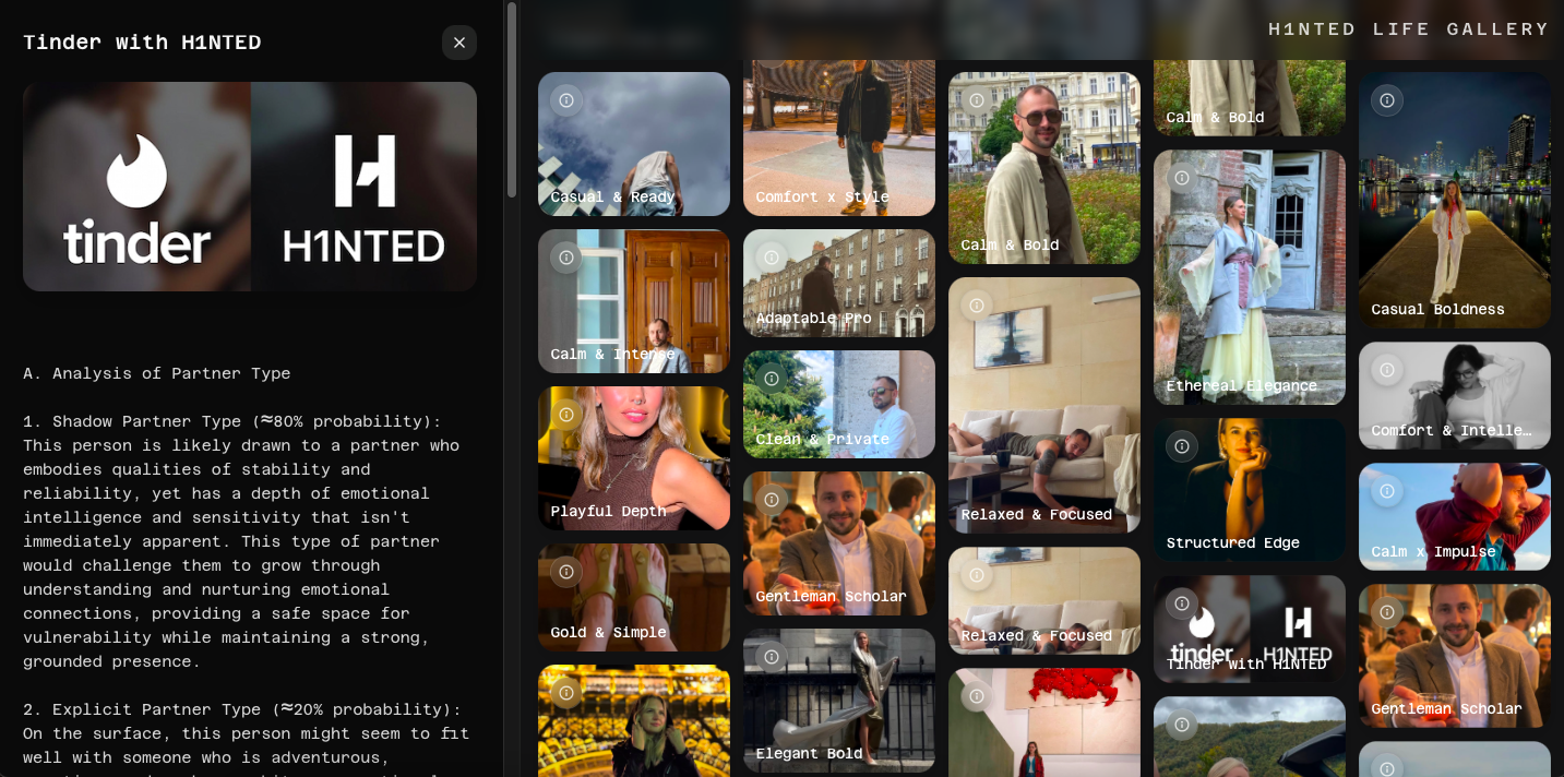 H1NTED - Screenshot 2 showing product features and functionality