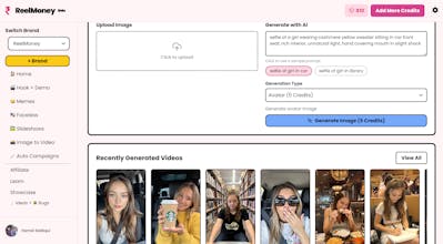 ReelMoney - AI Avatar & Faceless videos gallery image