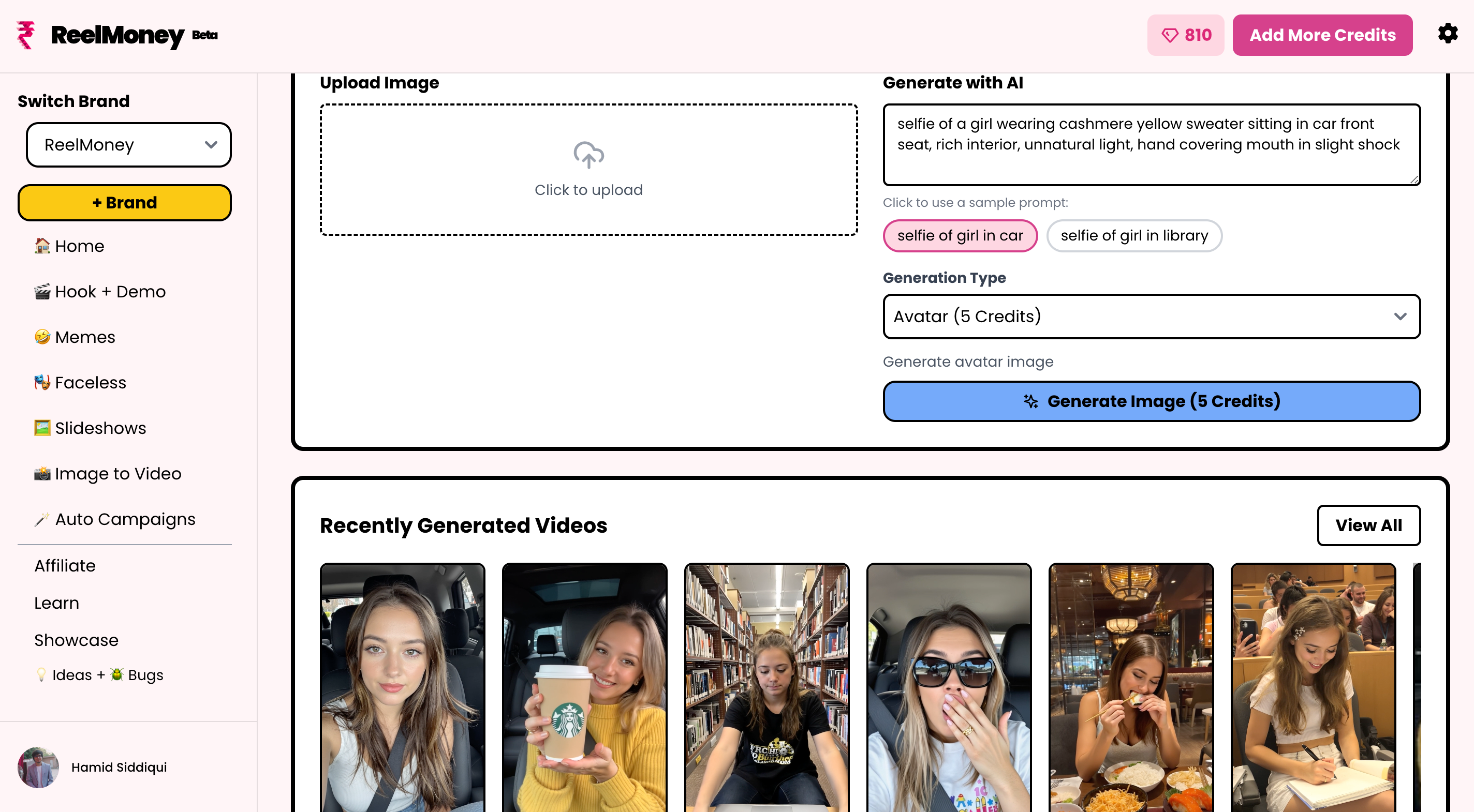 Reelmoney - AI Avatar & Faceless video's - Stimuleer verkeer naar uw website met automatisering van sociale media. media 6