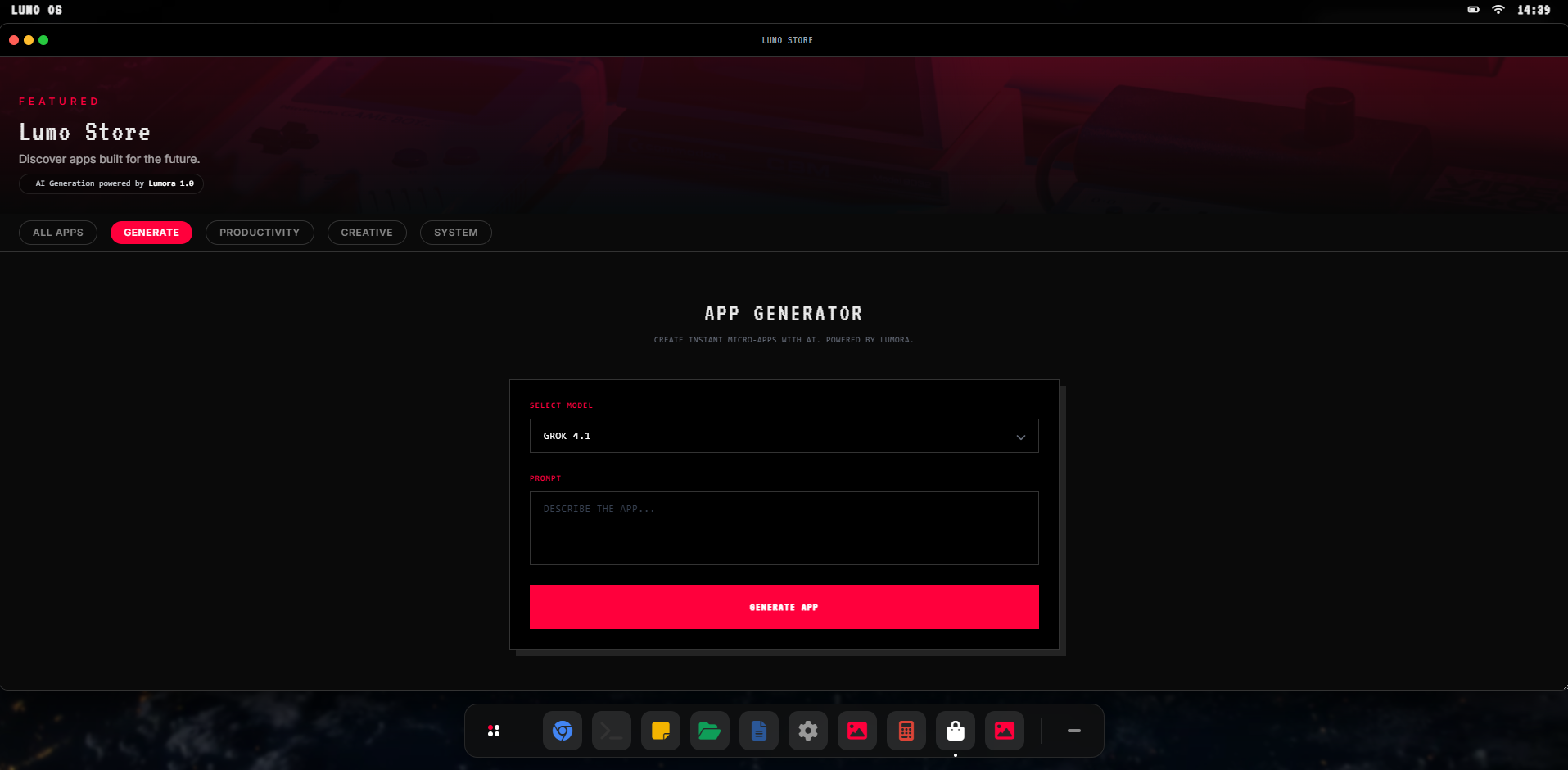 Lumo OS - Screenshot 2 showing product features and functionality