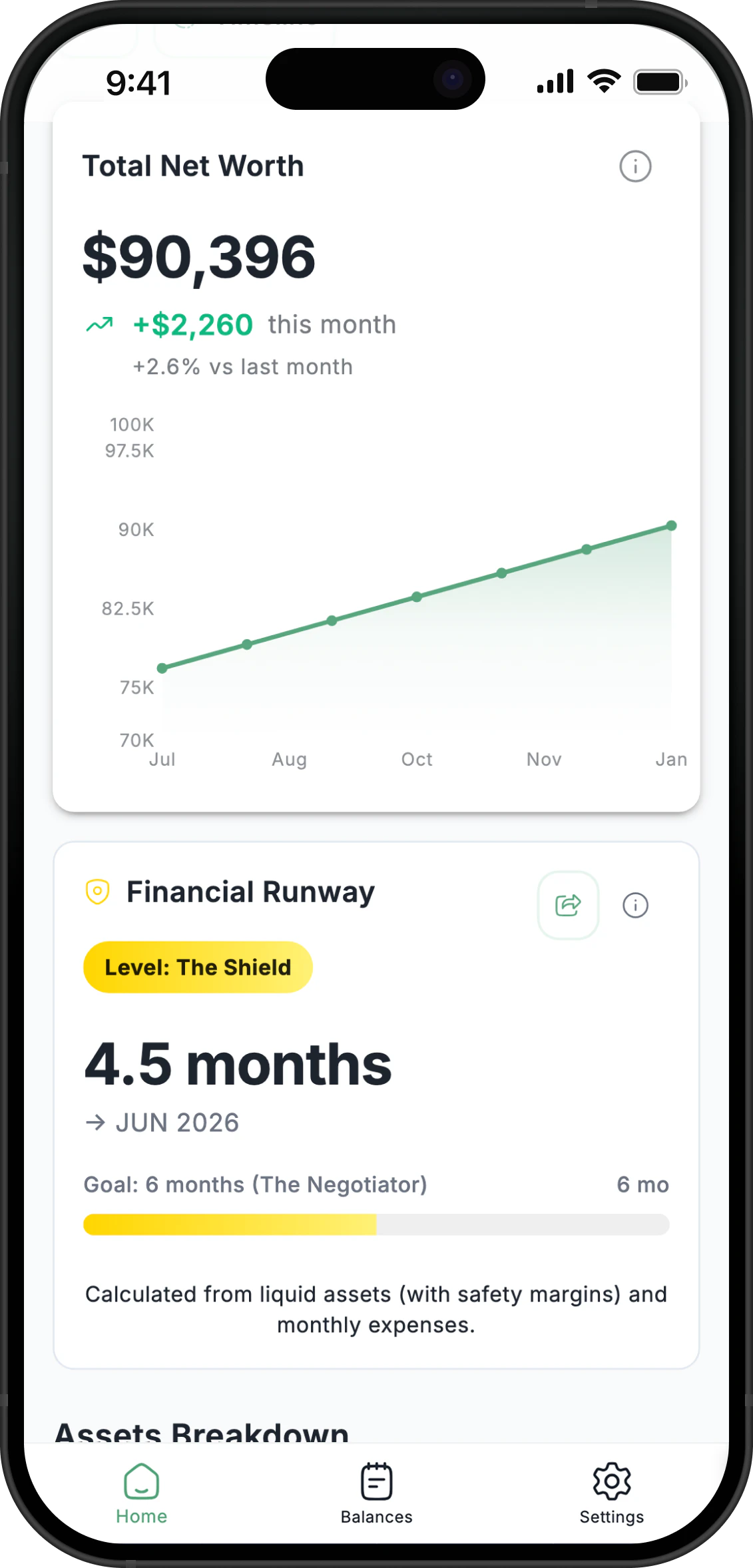 Calm Wealth Journal screenshot 2