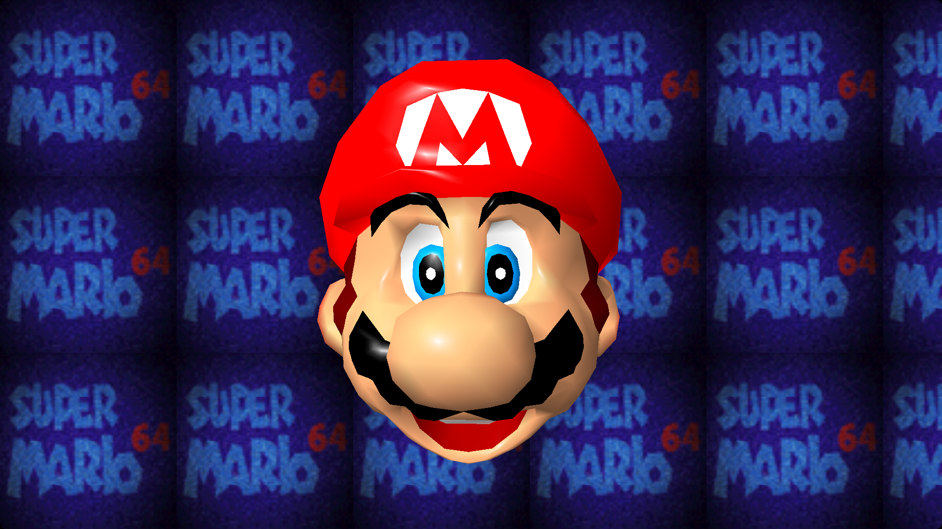 Media Super Mario 64 - Main Super Mario 64 di skrin penuh 3