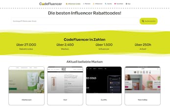 CodeFluencer - Influencer Rabattcodes gallery image