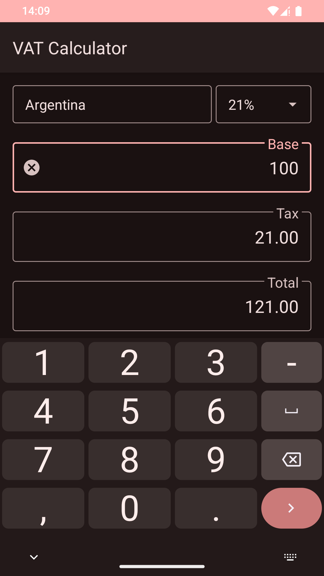 VAT Calculator gallery image