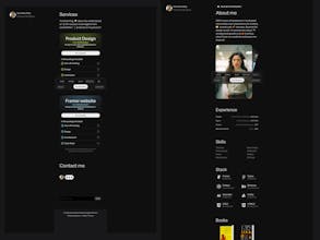 Singular - Framer Portfolio Template gallery image