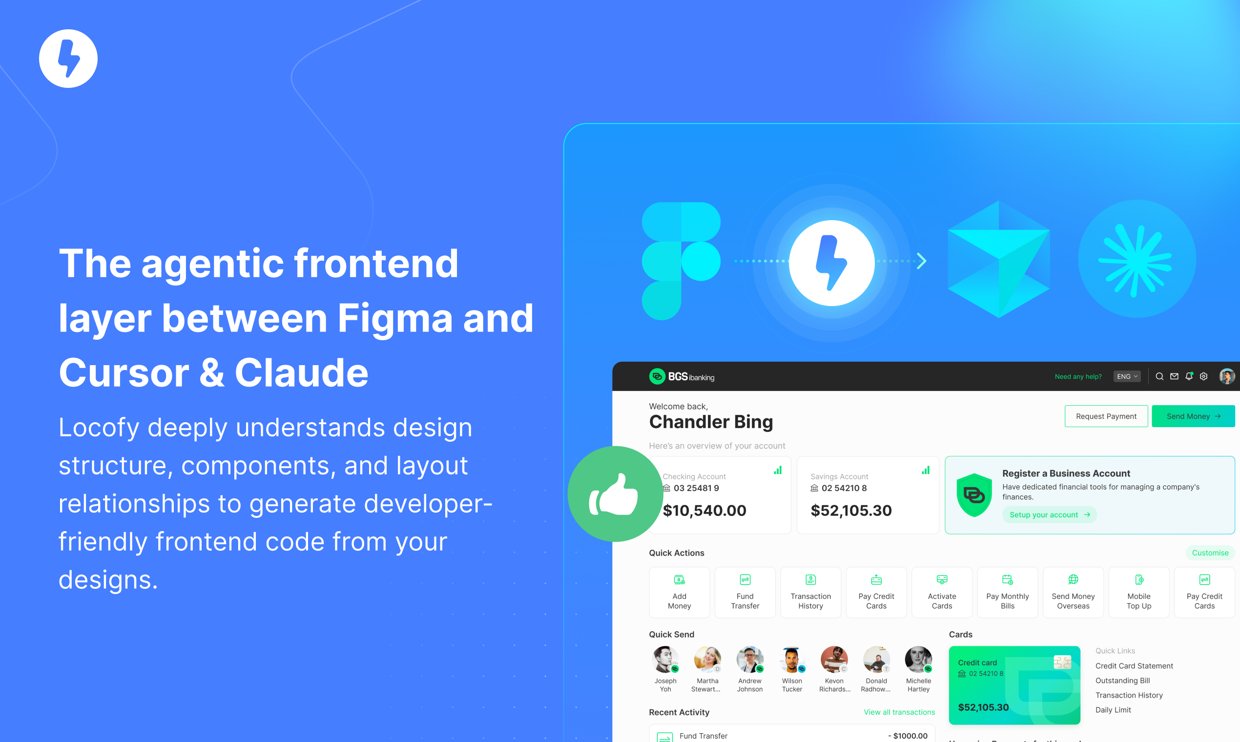 Locofy: design-to-code agents gallery image