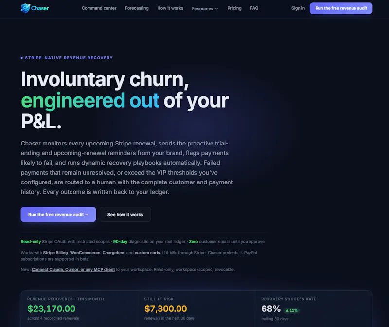 Chaser.cash screenshot 1