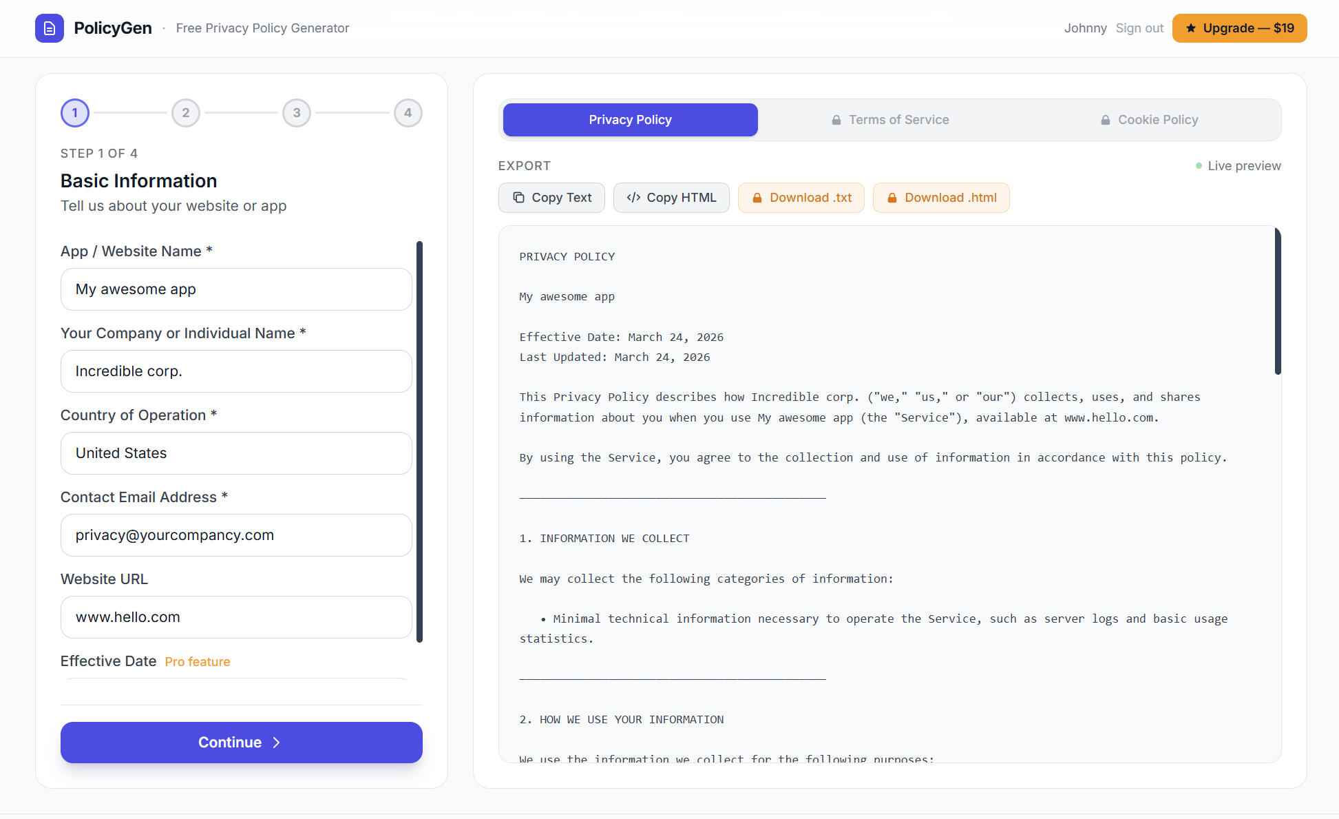 PolicyGen gallery image