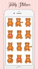 Teddy Love Stickers gallery image