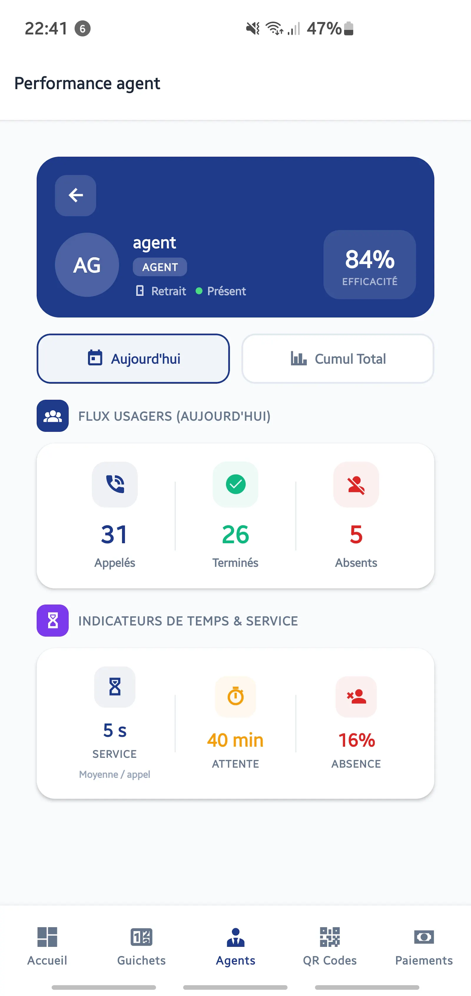 Queue management mobile app screenshot 2