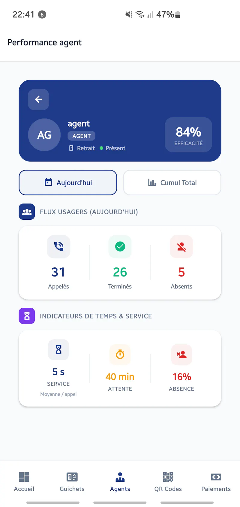 Queue management mobile app screenshot 2
