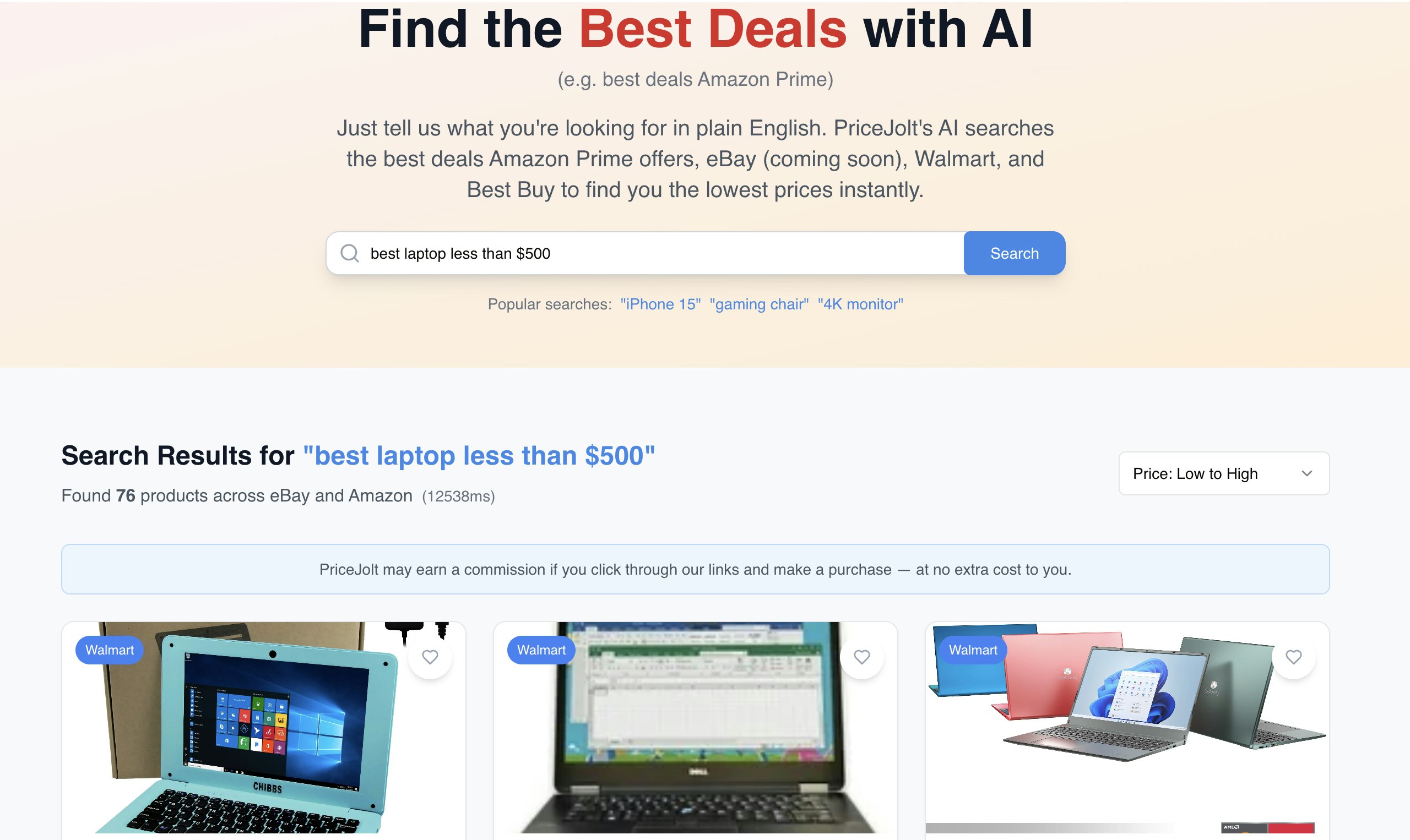 Media Giá - AI tìm thấy giá thấp nhất trên Amazon, Walmart và BestBuy 2