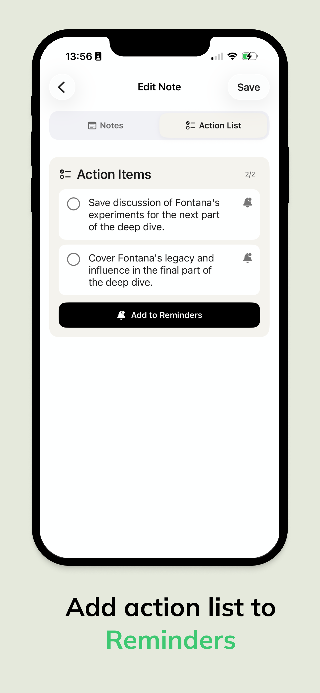 GreenPT for iOS - Screenshot 2 showing product features and functionality