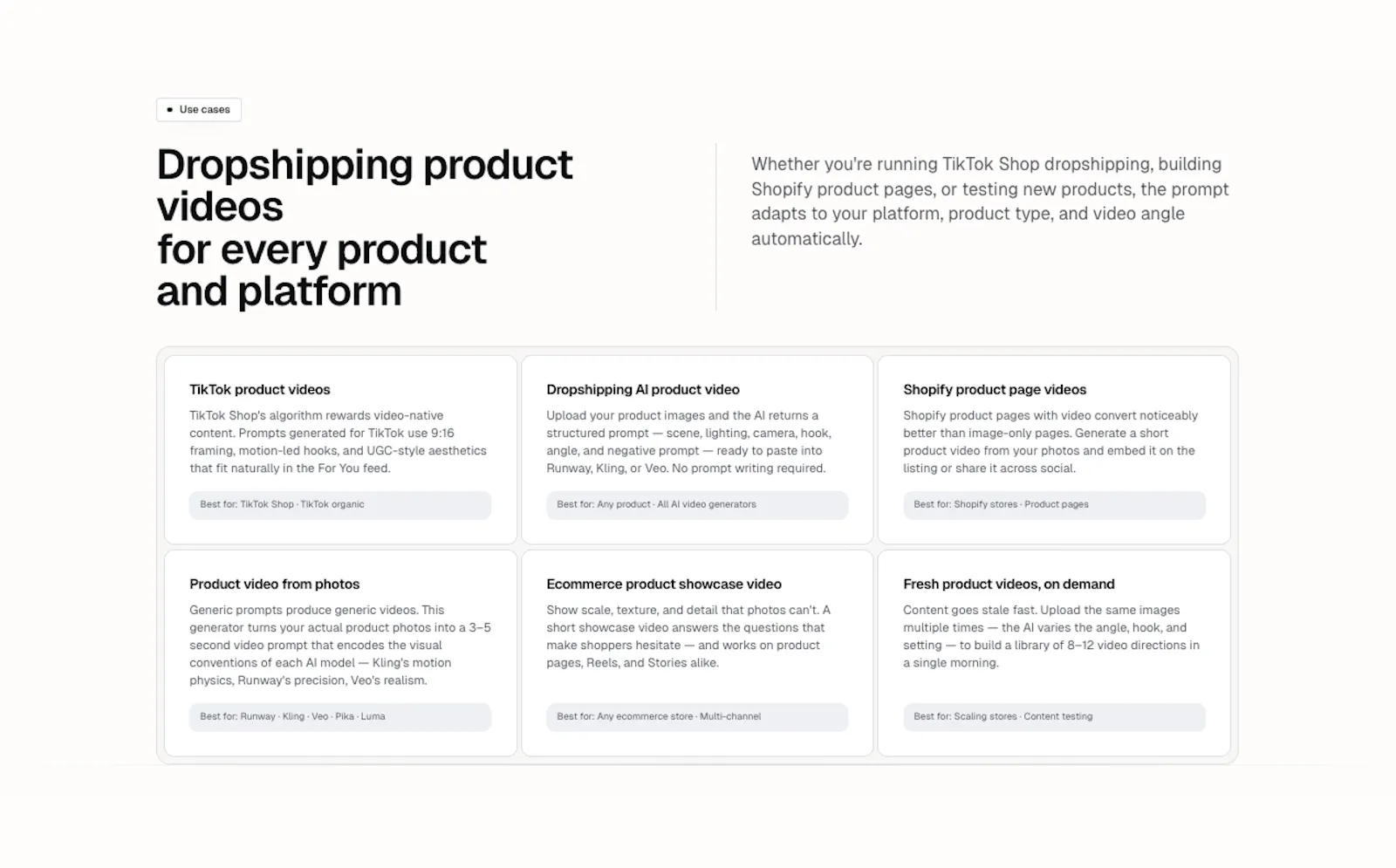 Dropshipping Product Video Generator screenshot 3