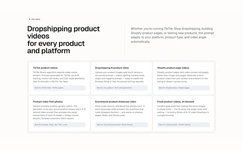 Dropshipping Product Video Generator screenshot 3