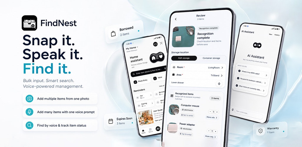 FindNest: Ai Item Store&Find gallery image