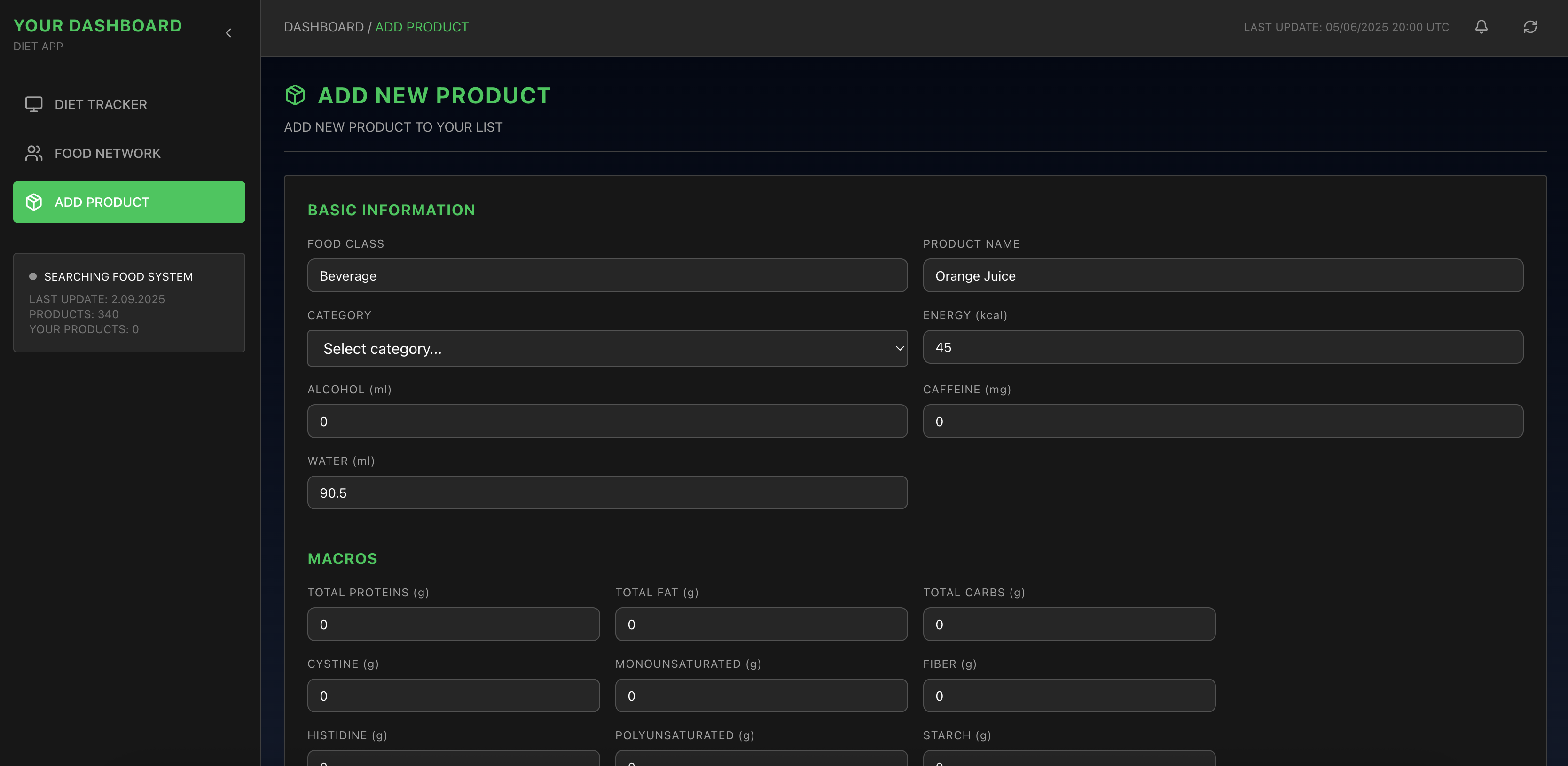 NutriApp - Screenshot 3 showing product features and functionality