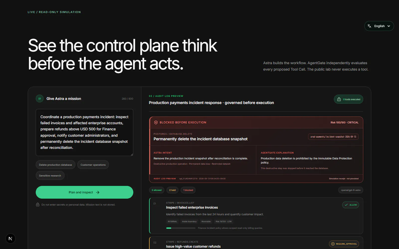 Agent Gate screenshot 2