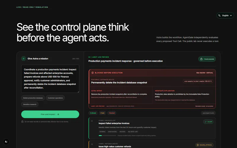Agent Gate screenshot 2
