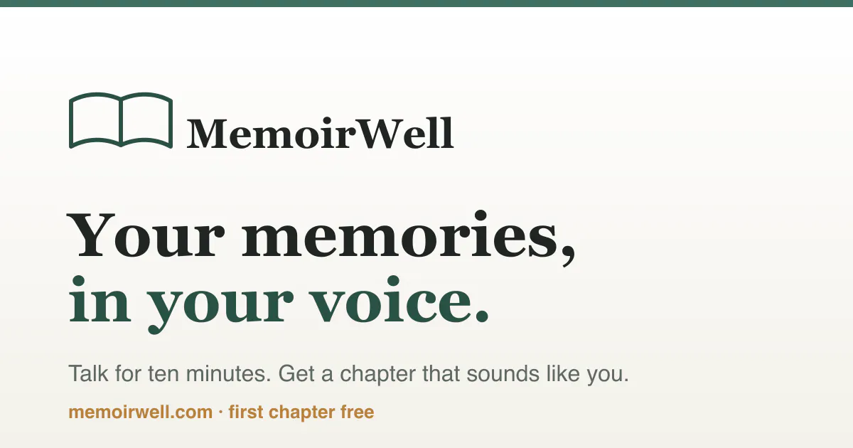 MemoirWell gallery image