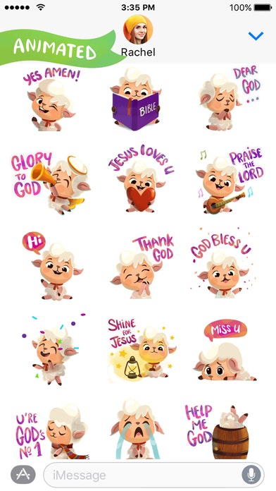 iMessage Stickers - Wooly Wally gallery image