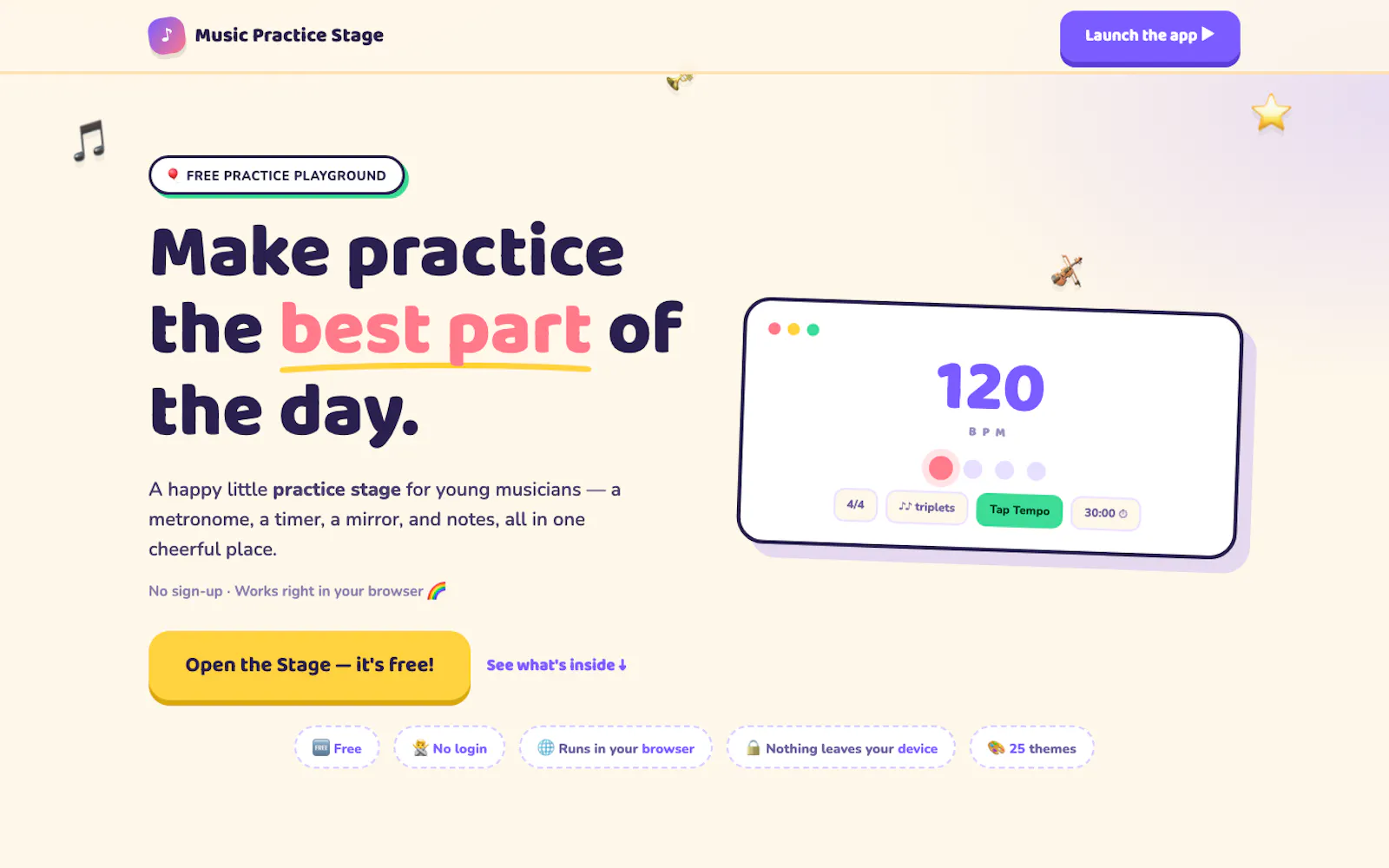 Music Practice Stage screenshot 2