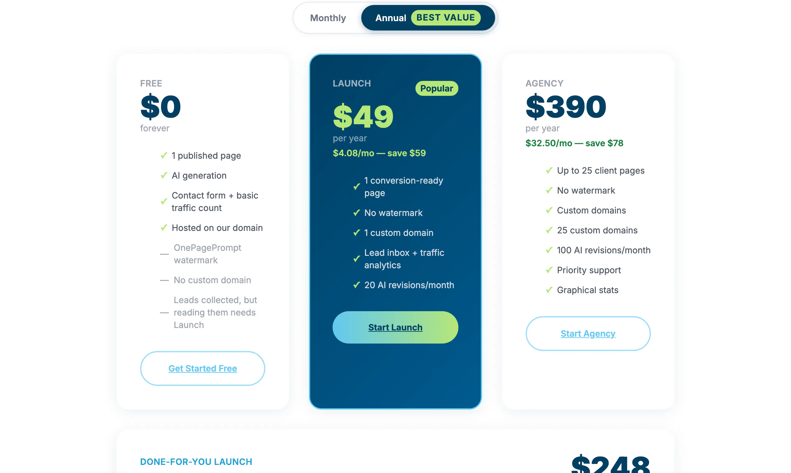 OnePagePrompt gallery image