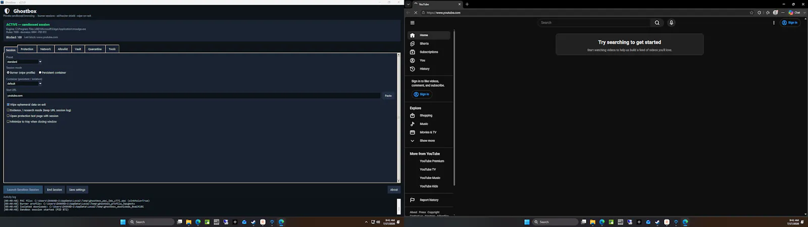 Ghostbox Browser  screenshot 1