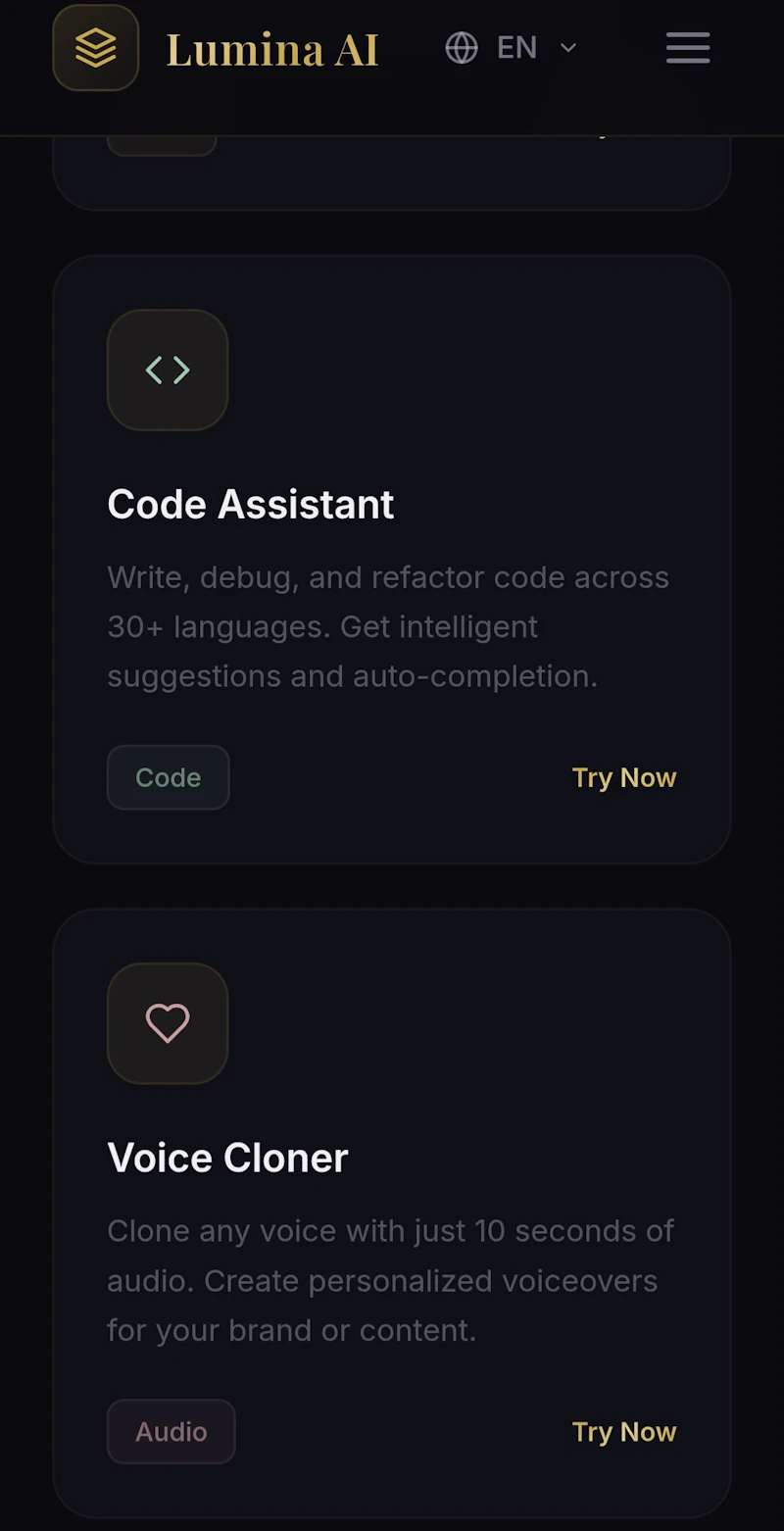 Lumina Hub AI screenshot 6