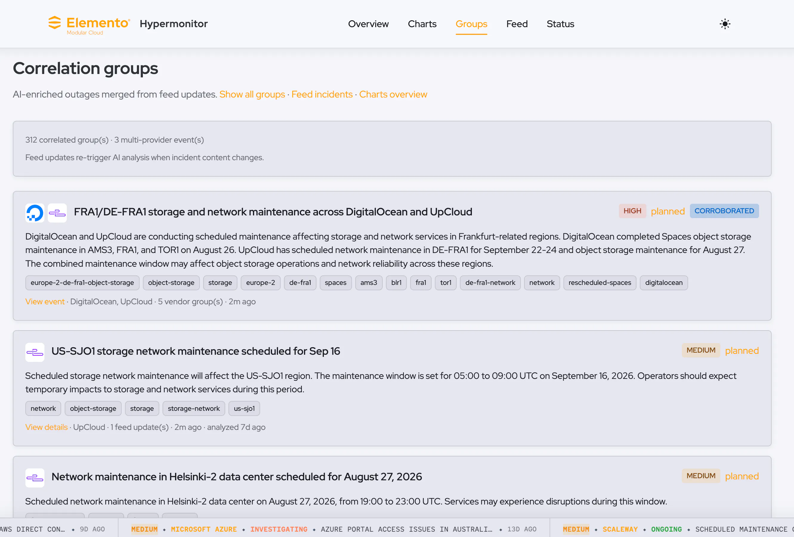Hypermonitor - Cloud Incident Intel gallery image