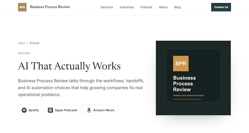 Business Process Review screenshot 2
