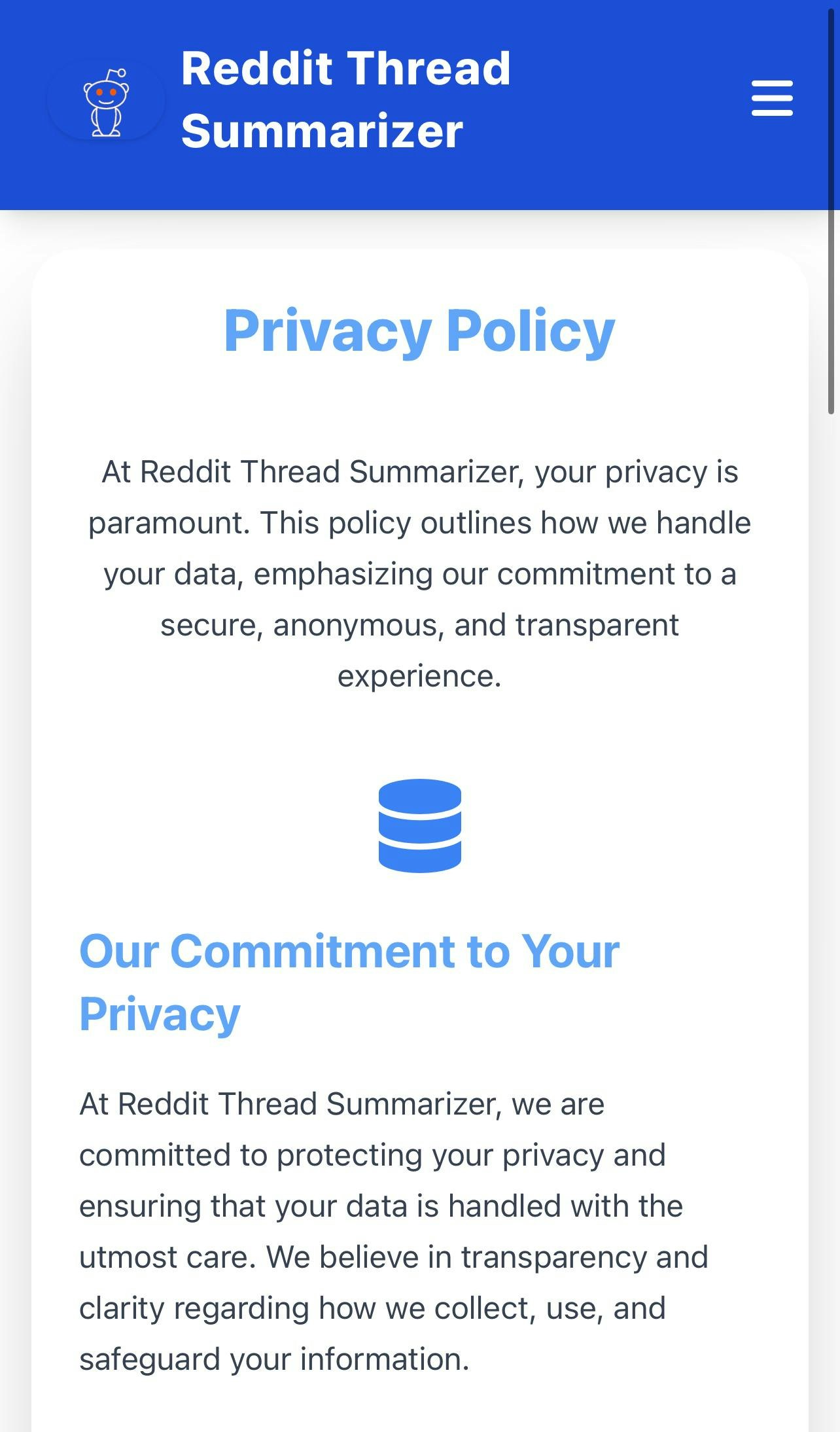 Reddit Thread Summarizer gallery image