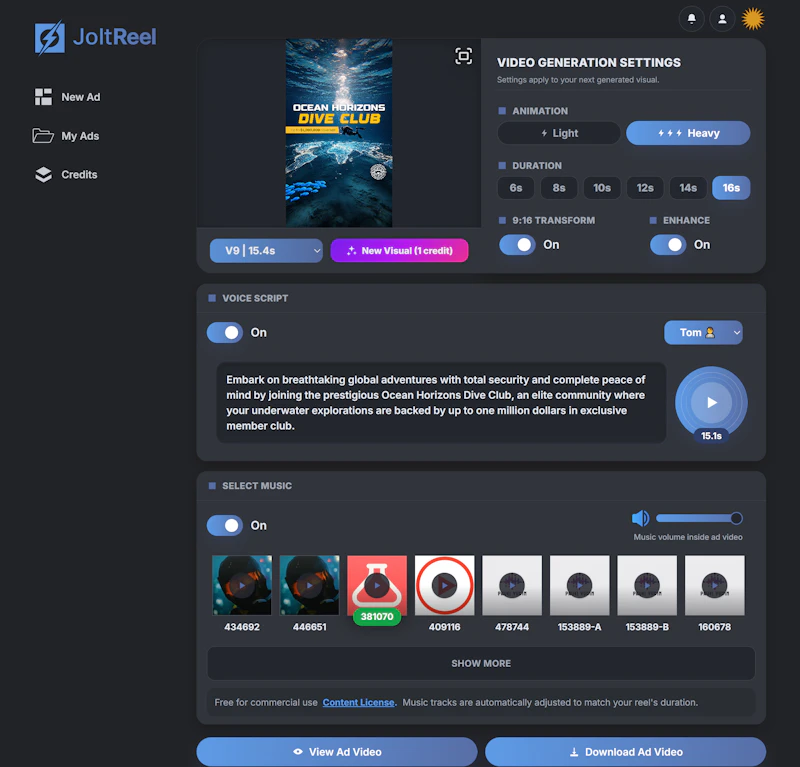 joltreel.com screenshot 2