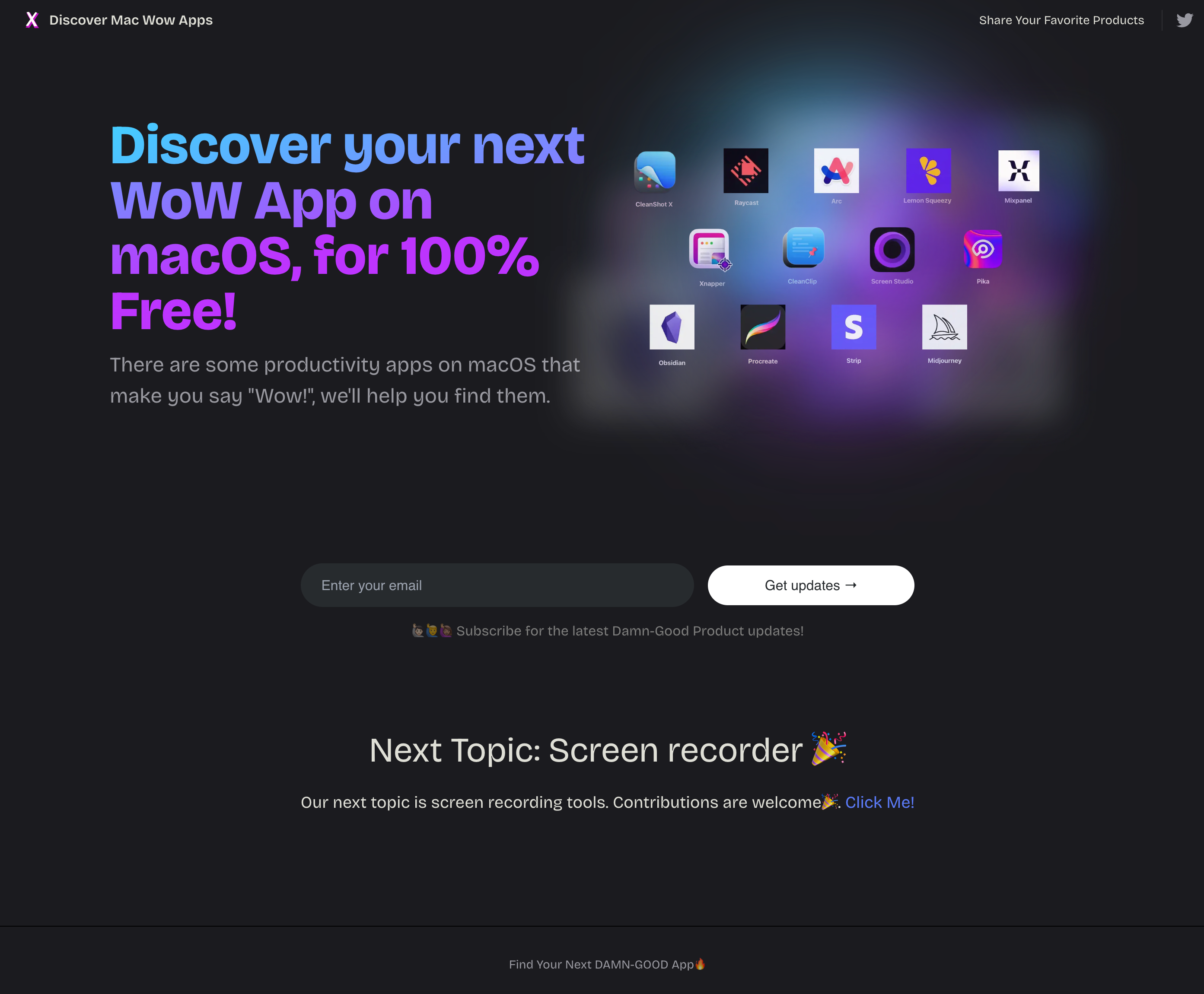 WOW MACアプリを発見してください - MacOSで次の「WOW」アプリを100%無料で発見してください。メディア1