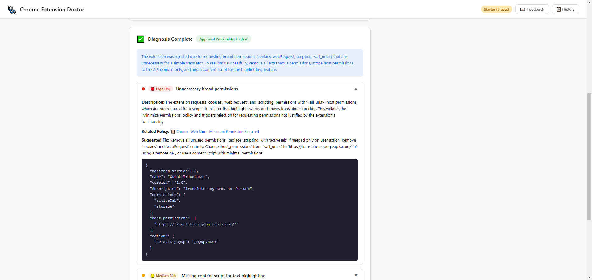 Chrome Extension Doctor gallery image