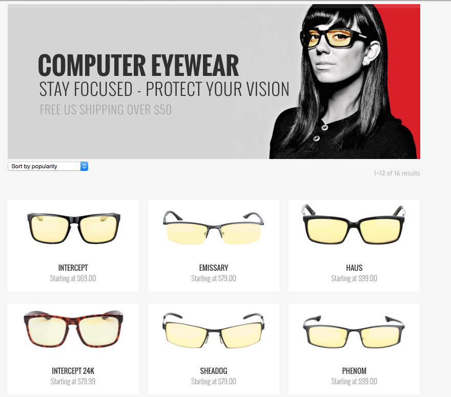 gunnar glasses gallery image