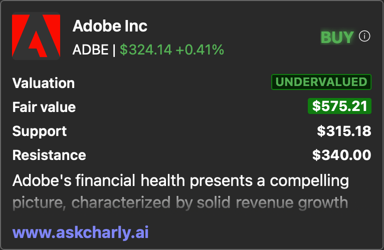 Charly AI – Stock Research Assistant gallery image