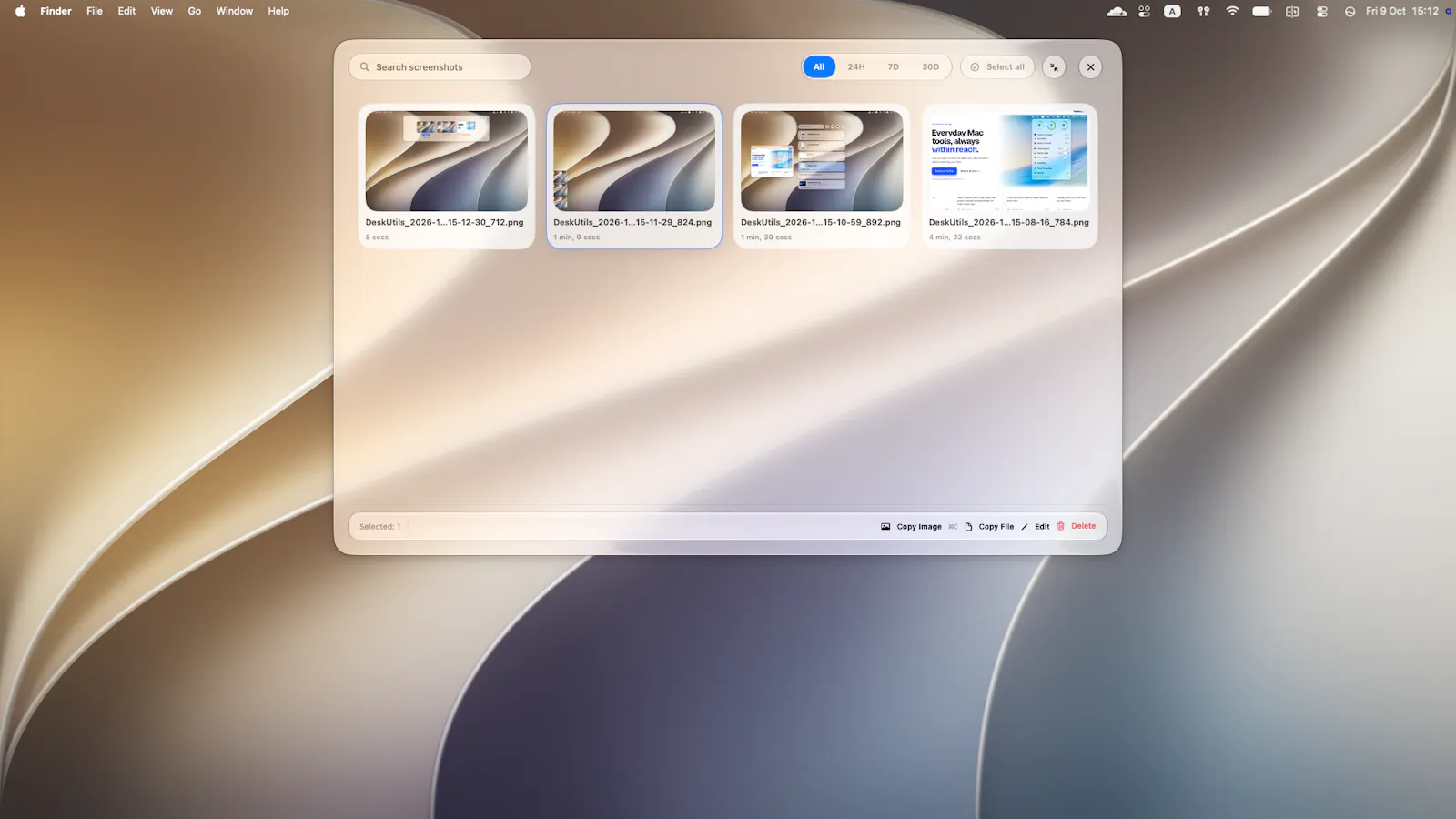 DeskUtils screenshot 2