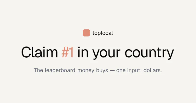 toplocal screenshot 1