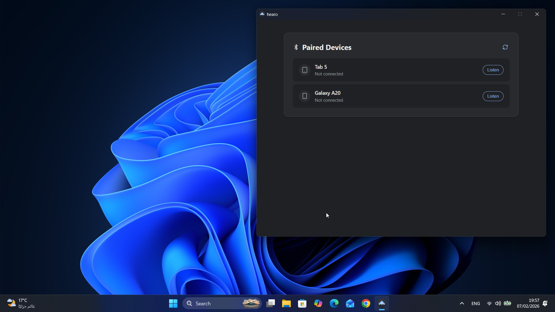 Hearo - Main product screenshot demonstrating key features and user interface