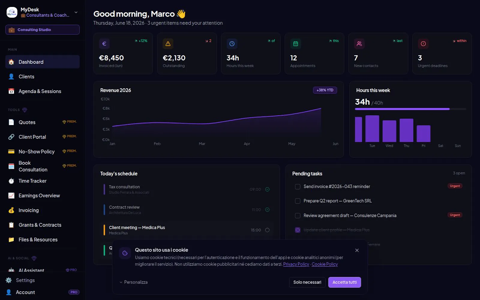 MyDesk screenshot 1