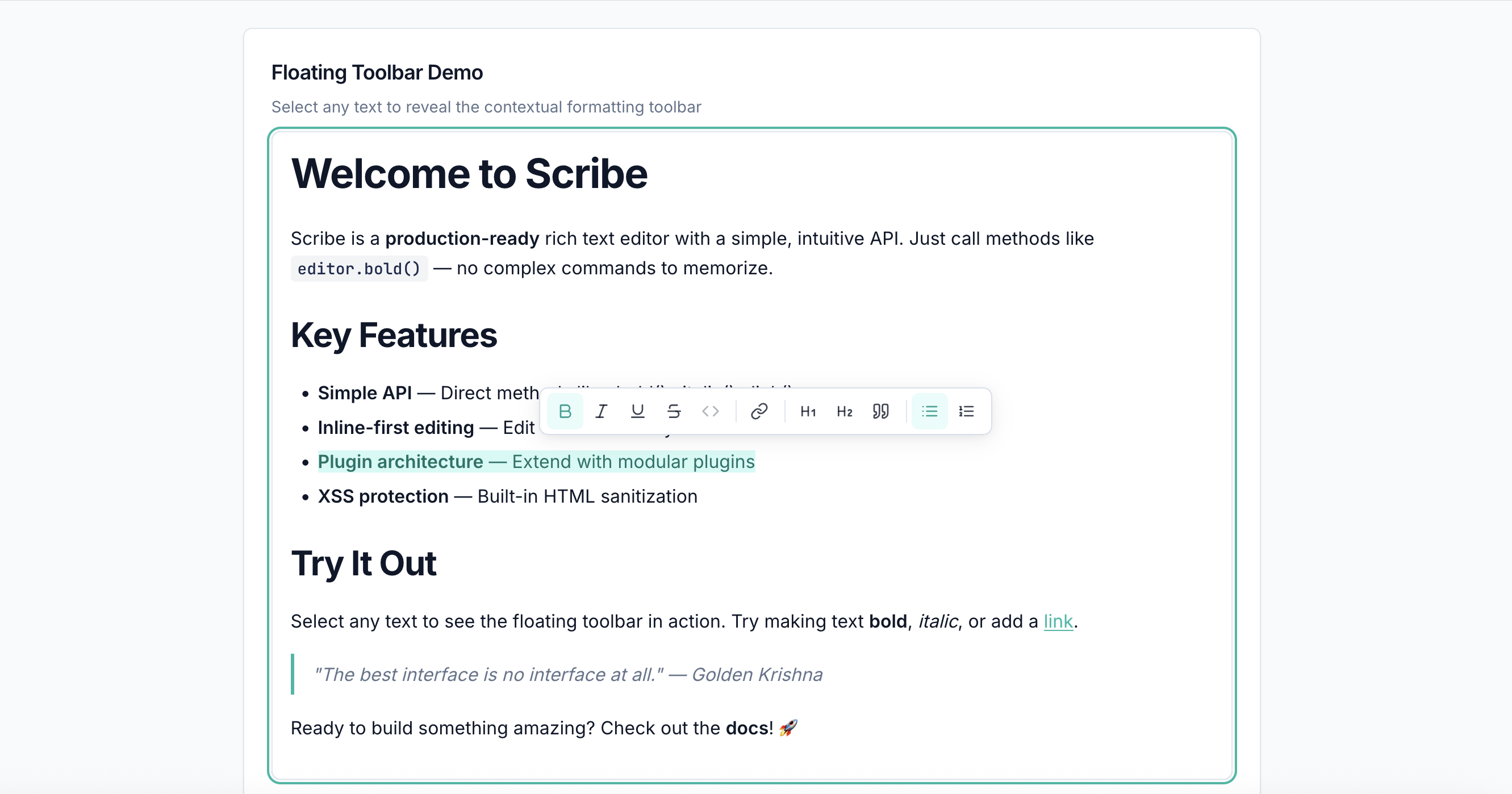 ScribeJS — Next-Gen Editor Core gallery image