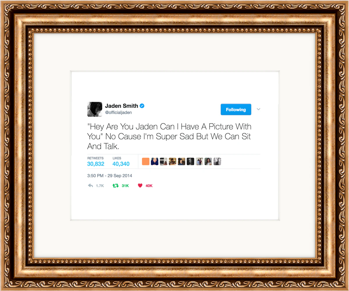Framed Tweets Image