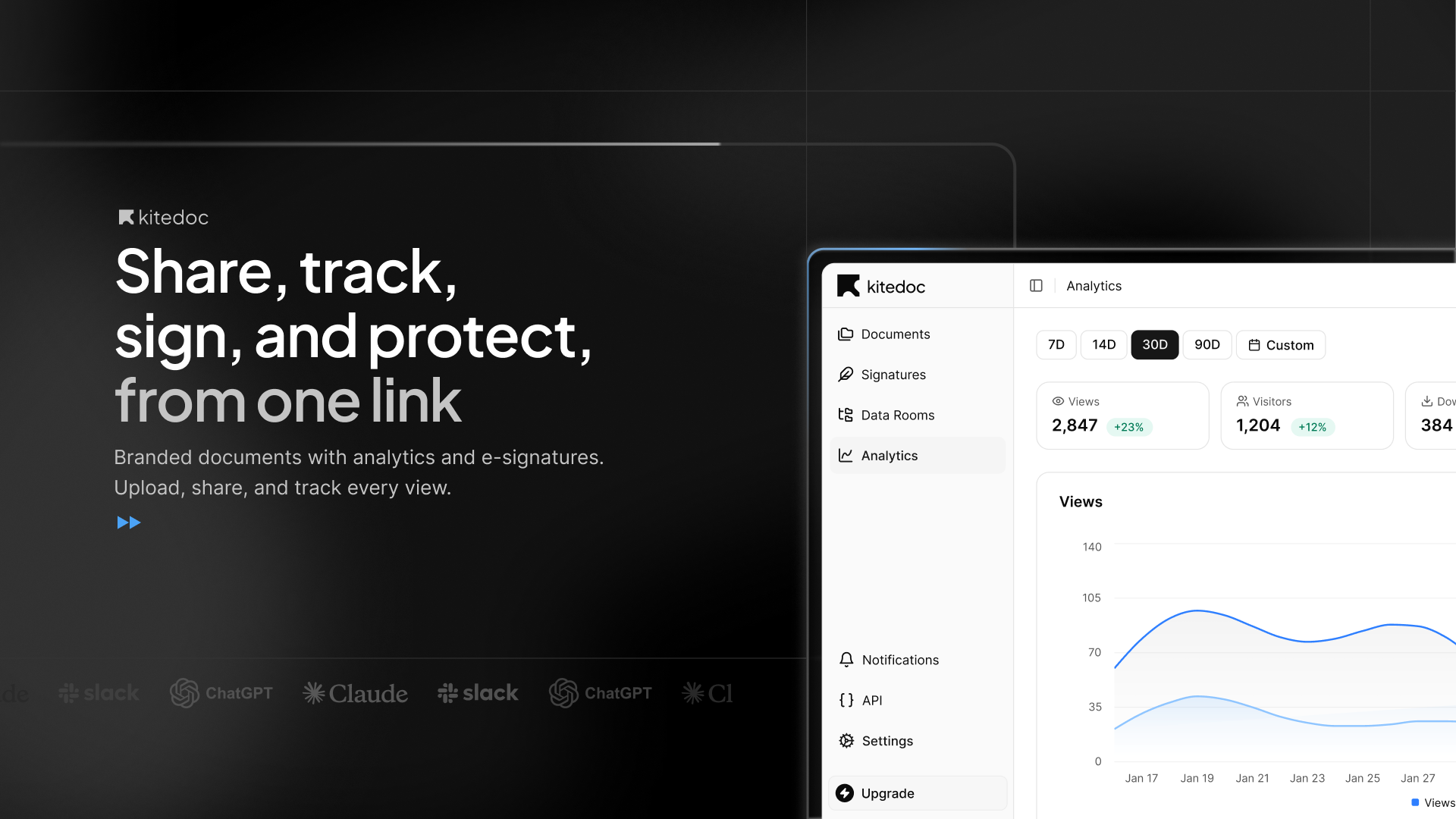 Kitedoc - Main product screenshot demonstrating key features and user interface